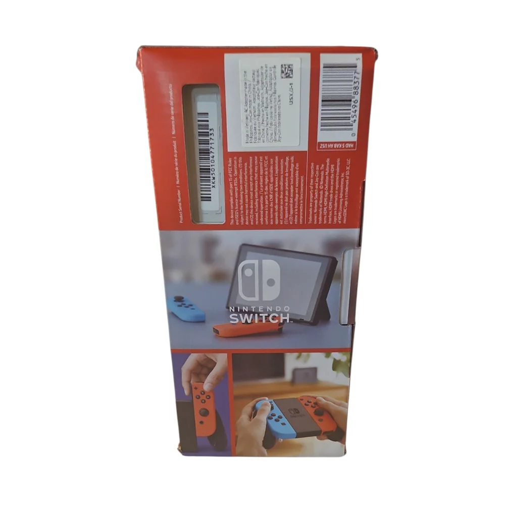 Nintendo Switch Console with Blue and Red Joy-Con
